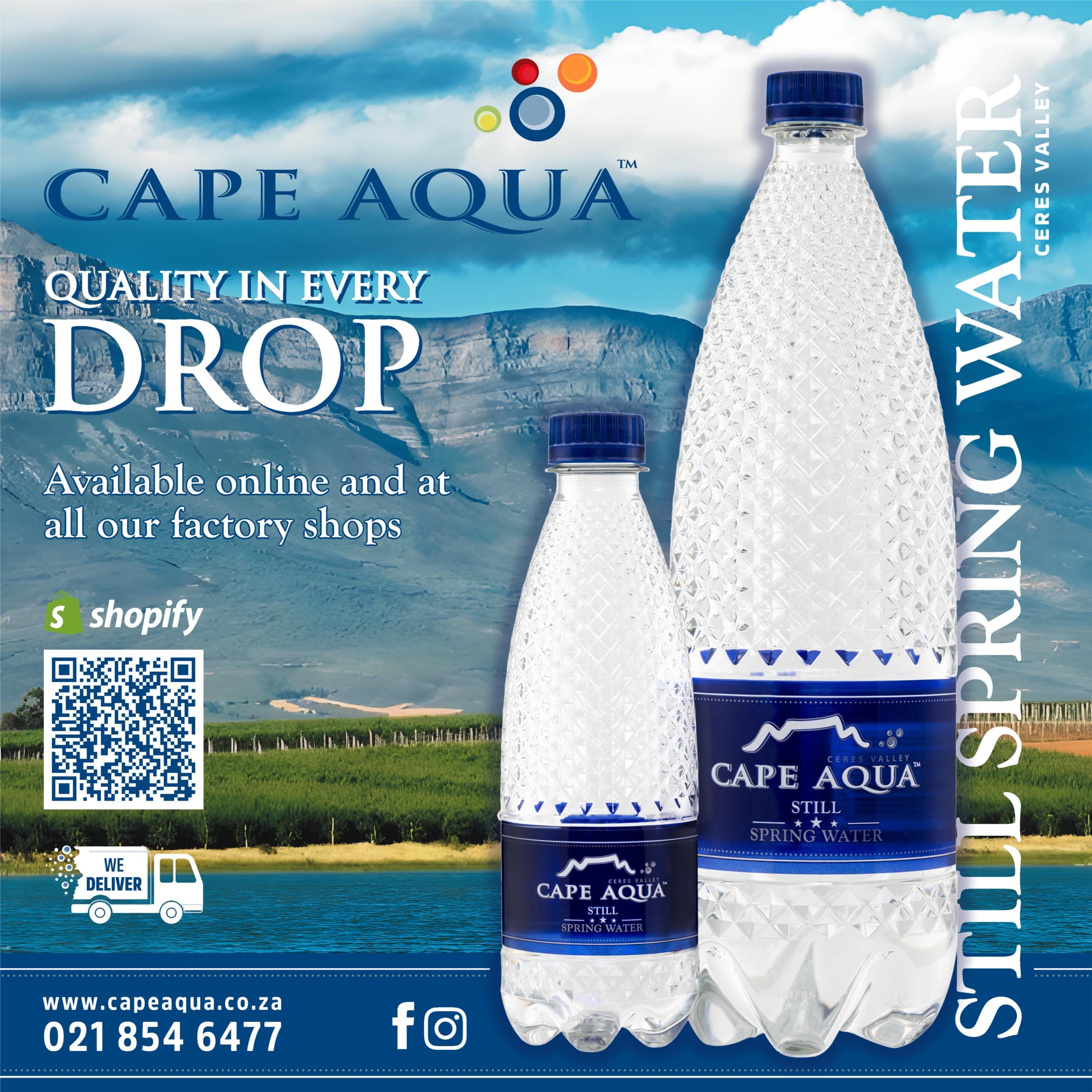 DIAMOND BOTTLE square still-quality in every drop
