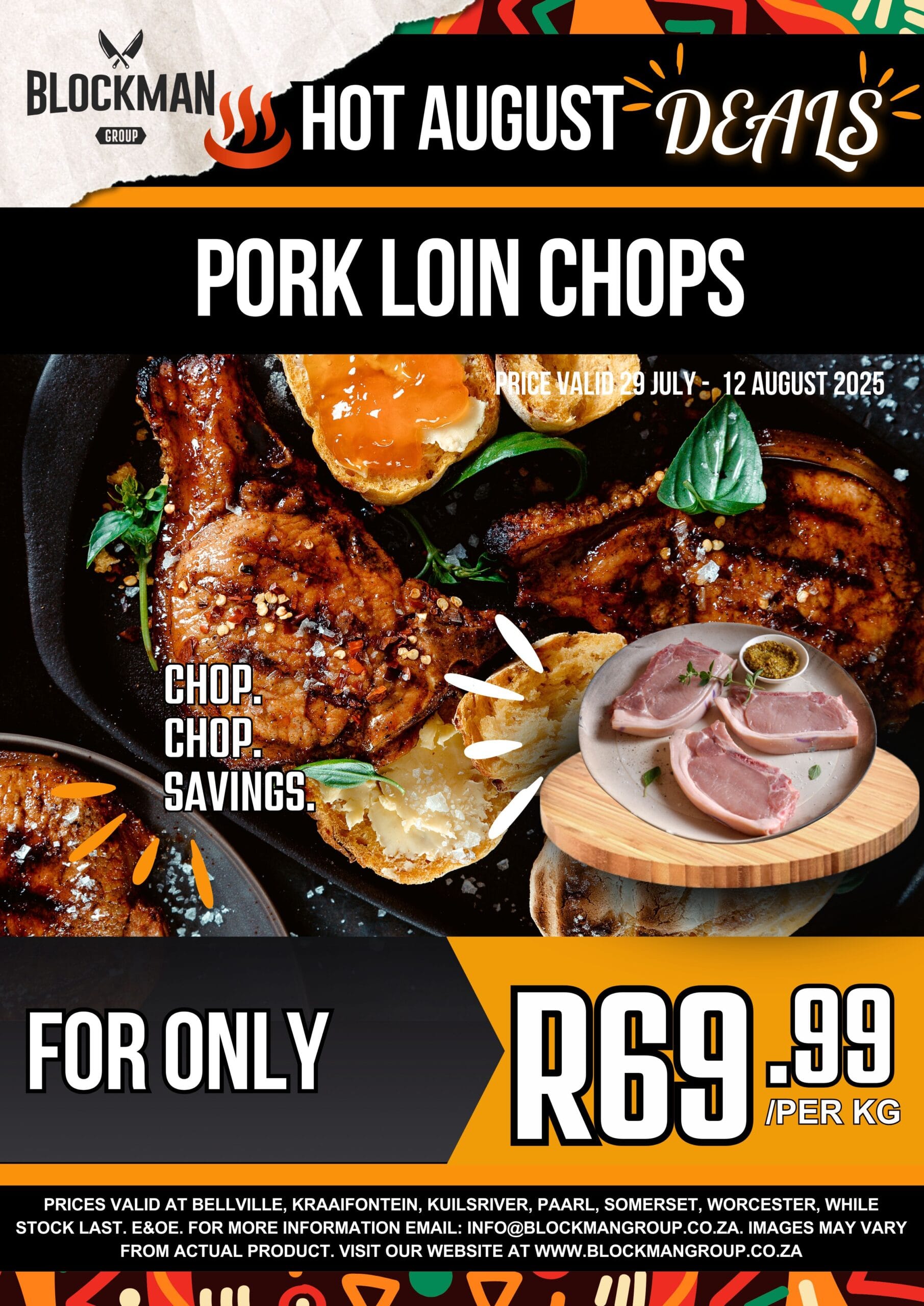 BM KUILSRIVIER - PORK LOIN CHOPS