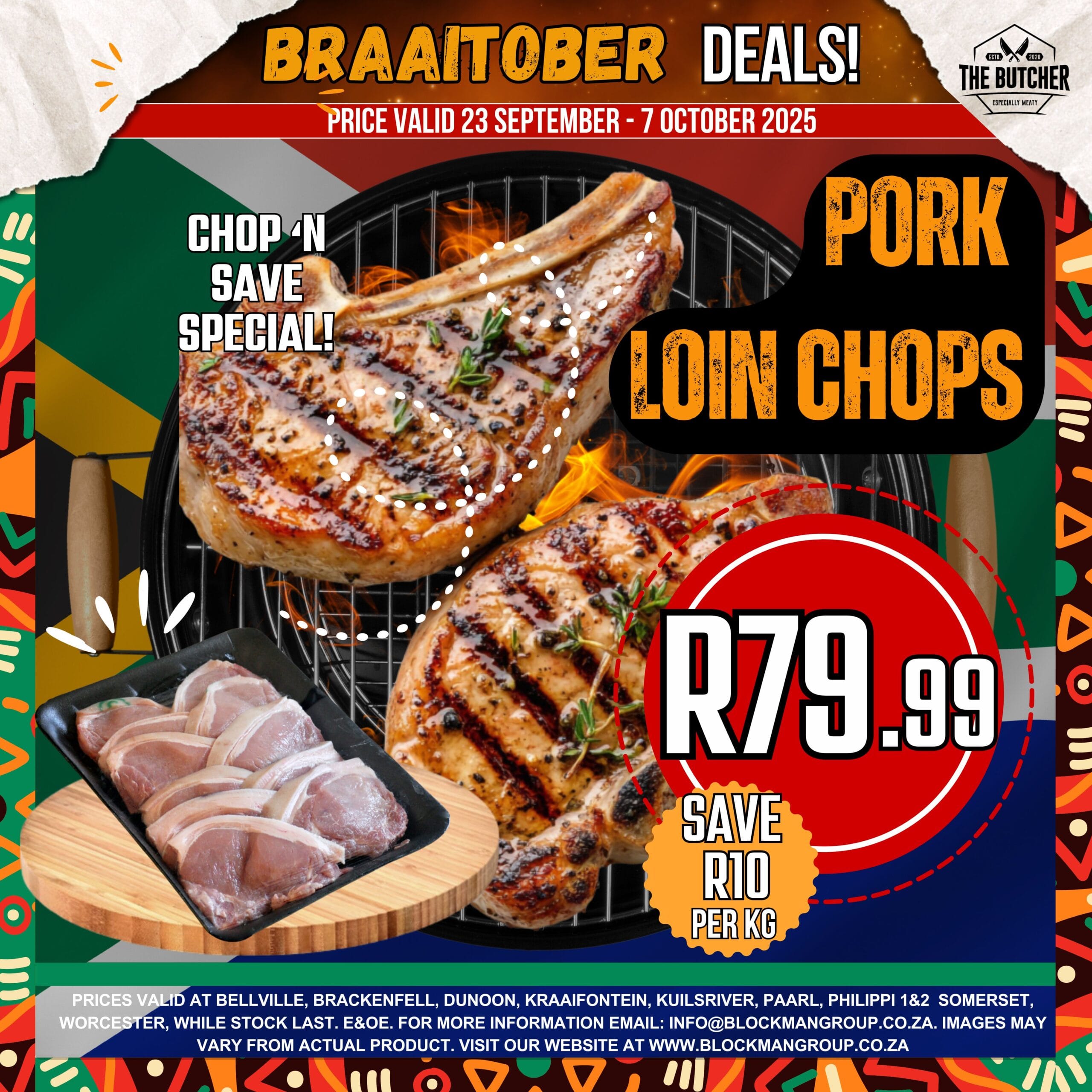 FB - BRAAITOBER POSTS (1080 X 1080 mm) Chop n save special